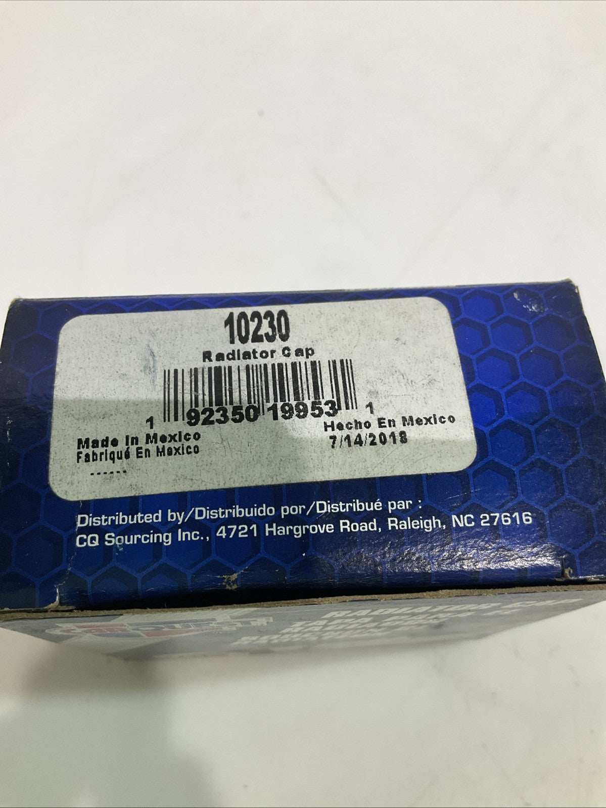 CARQUEST 10230 RADIATOR CAP Y2M