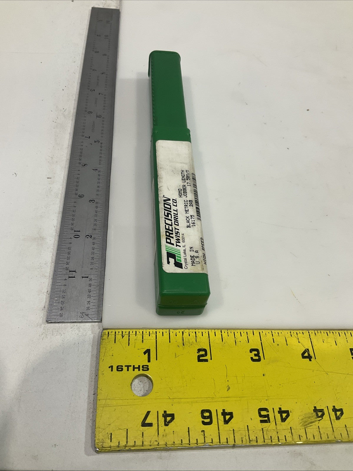 PRECISION 17.5MM 16175 HIGH SPEED STEEL JOBBER DRILL LOT OF 3 Y2M