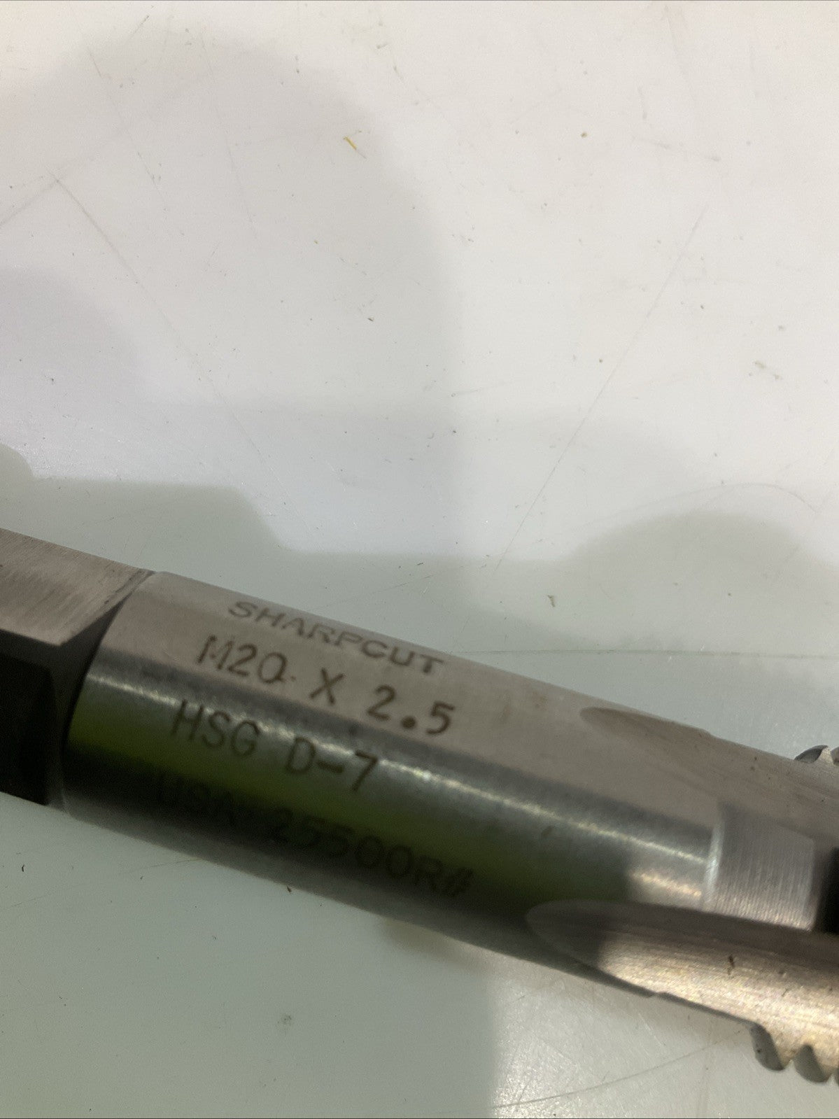 SHARP CUT 20X2.5 D7 HSS FLUTE BOTTOM HAND TAP LOT OF 3 Y2M
