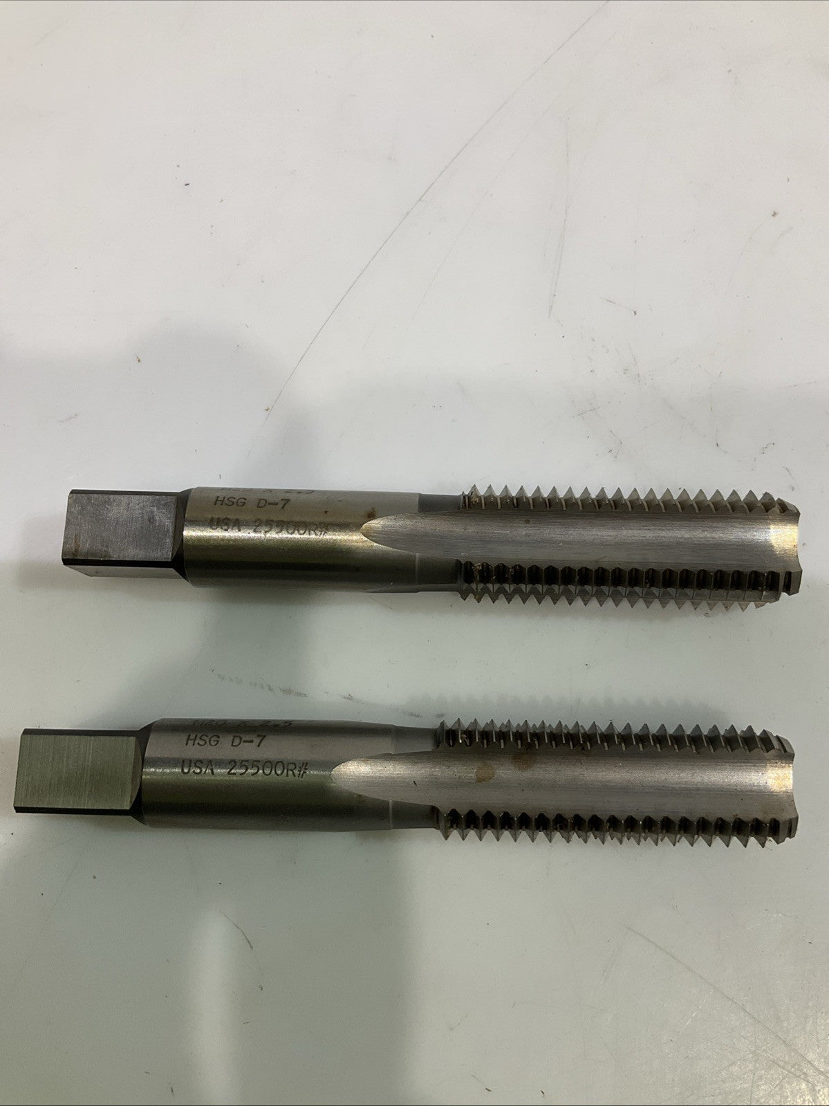 SHARP CUT 20X2.5 D7 HSS FLUTE BOTTOM HAND TAP LOT OF 3 Y2M