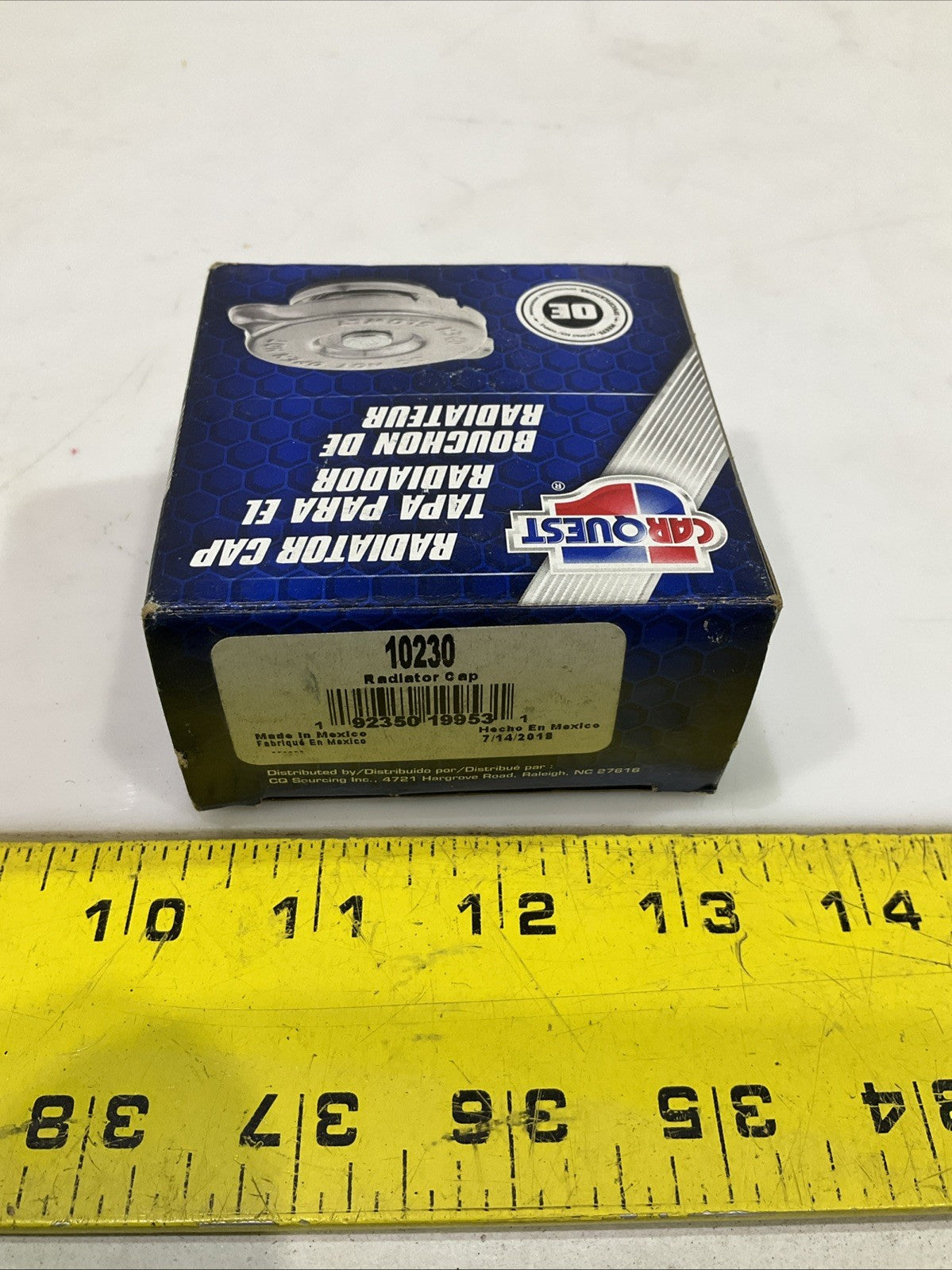 CARQUEST 10230 RADIATOR CAP Y2M
