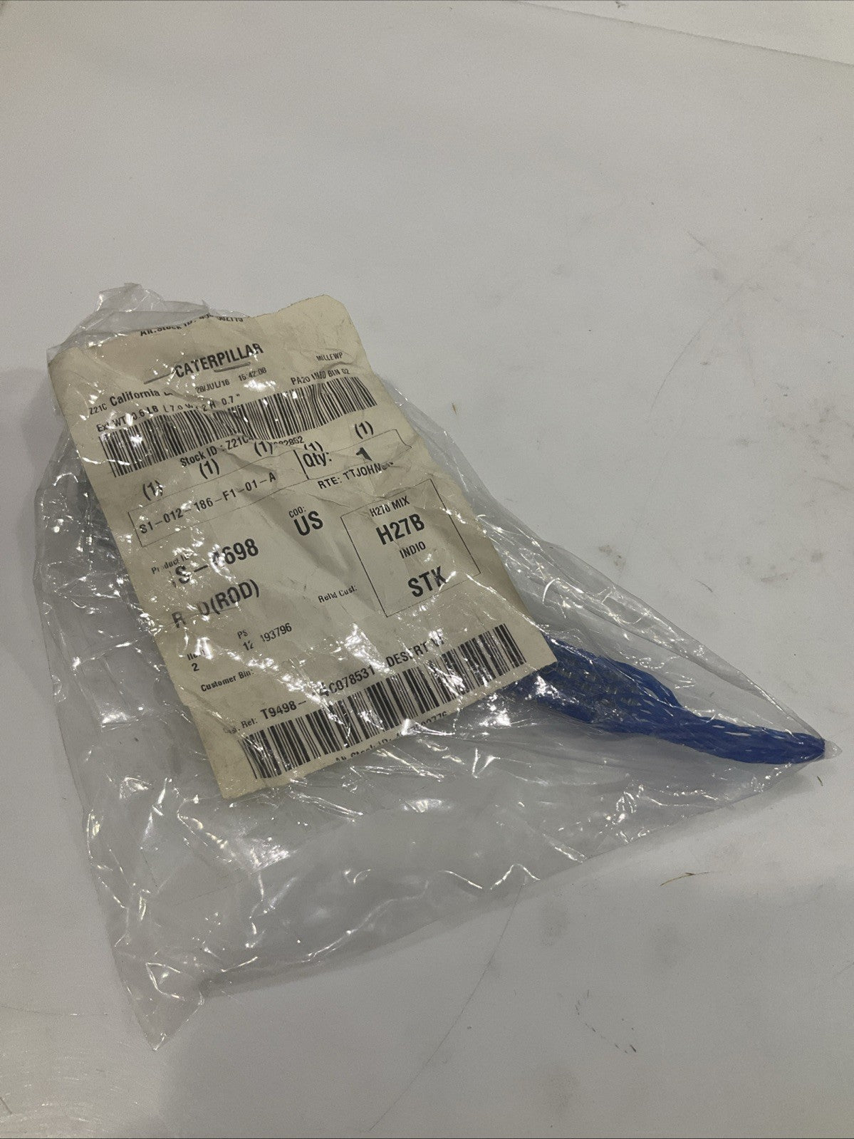 CAT-CATERPILLAR 1S-4698 MALE SHANK END STEEL ROD Y2M