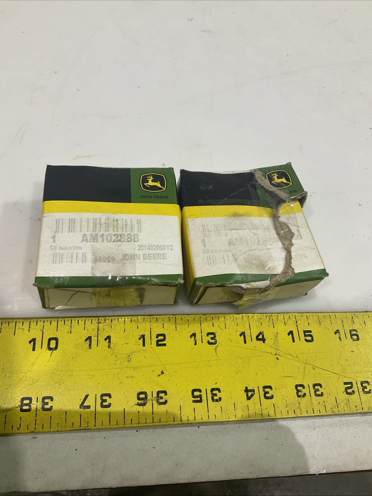 JONH DEERE AM102888 SINGLE ROW CYLINDER BALL BEARING LOT OF 2 Y2M