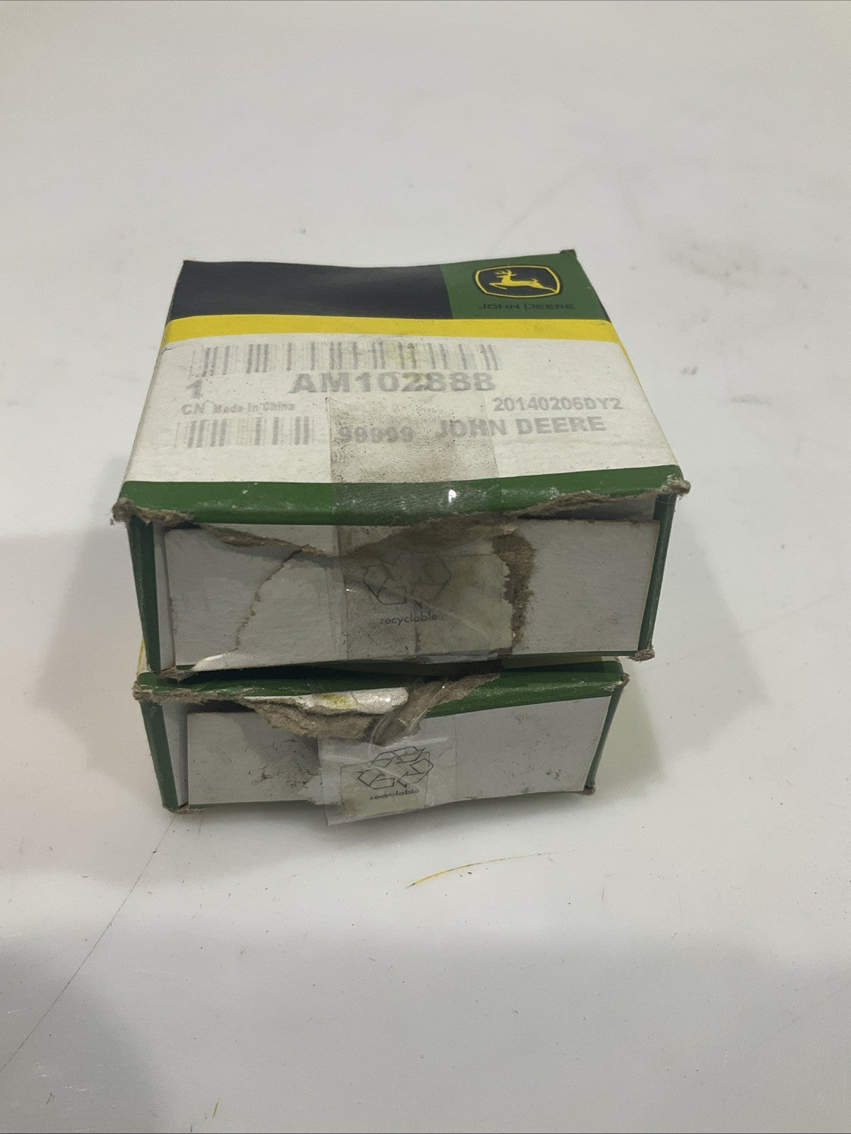 JONH DEERE AM102888 SINGLE ROW CYLINDER BALL BEARING LOT OF 2 Y2M