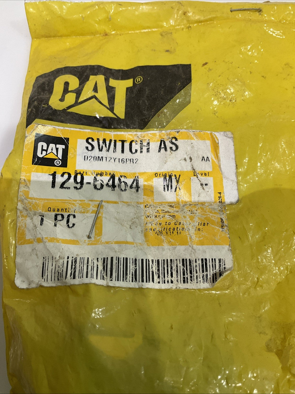 CAT-CATERPILLAR 129-6464 ILLUMINATED SWIT Y2M