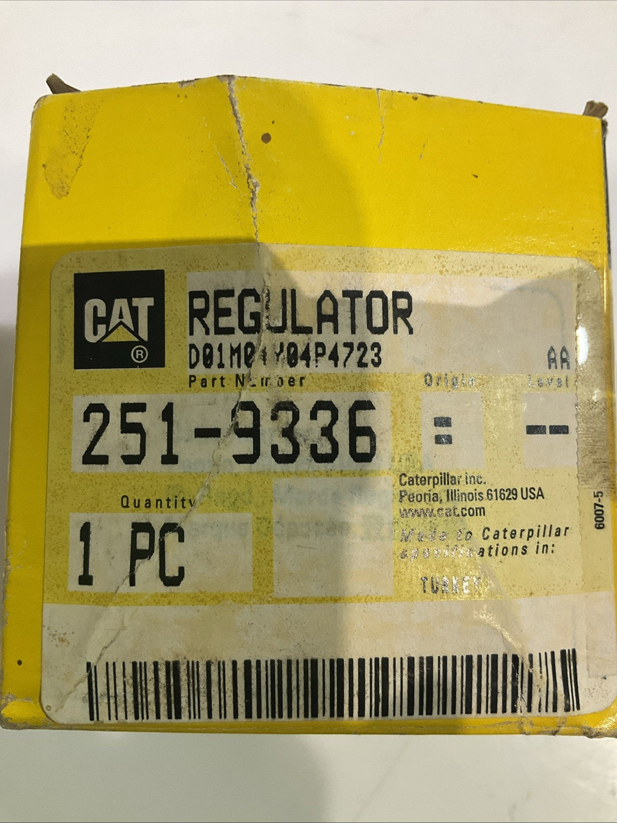 CAT-CATERPILLAR 251-9336 WATER TEMPERATURE REGULATOR Y2M