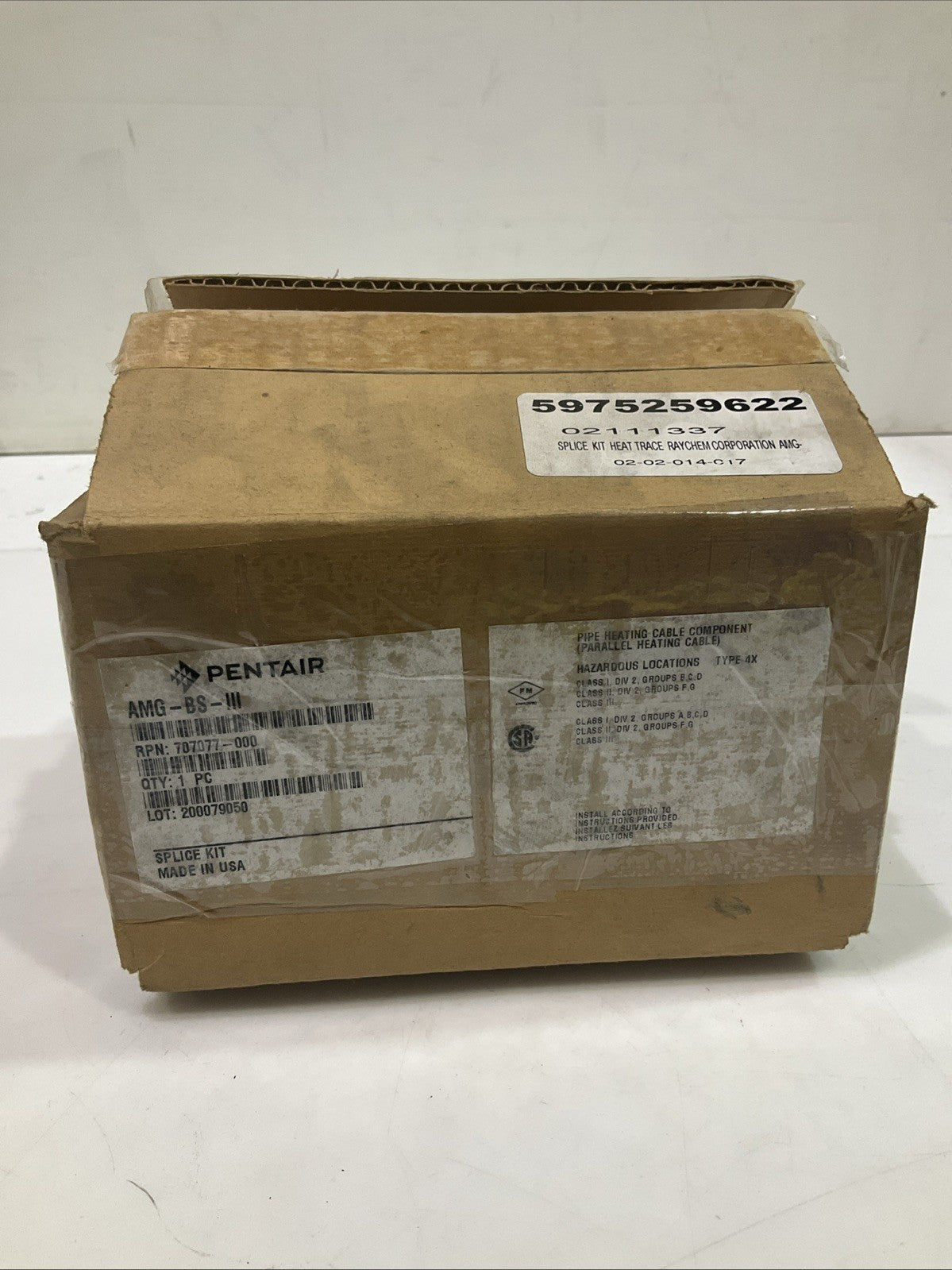 PENTAIR AMG-BS-LLL SPLICE HEAT TRACE RAYCHEM KIT Y2M