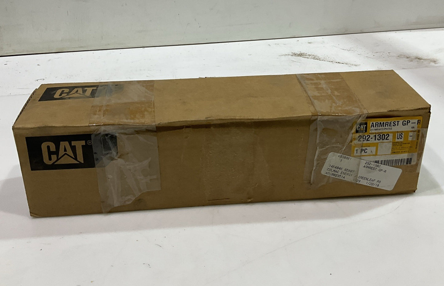 CAT- CATERPILLAR 292-1302 ARMRESTS ASSEMBLY RH Y2M