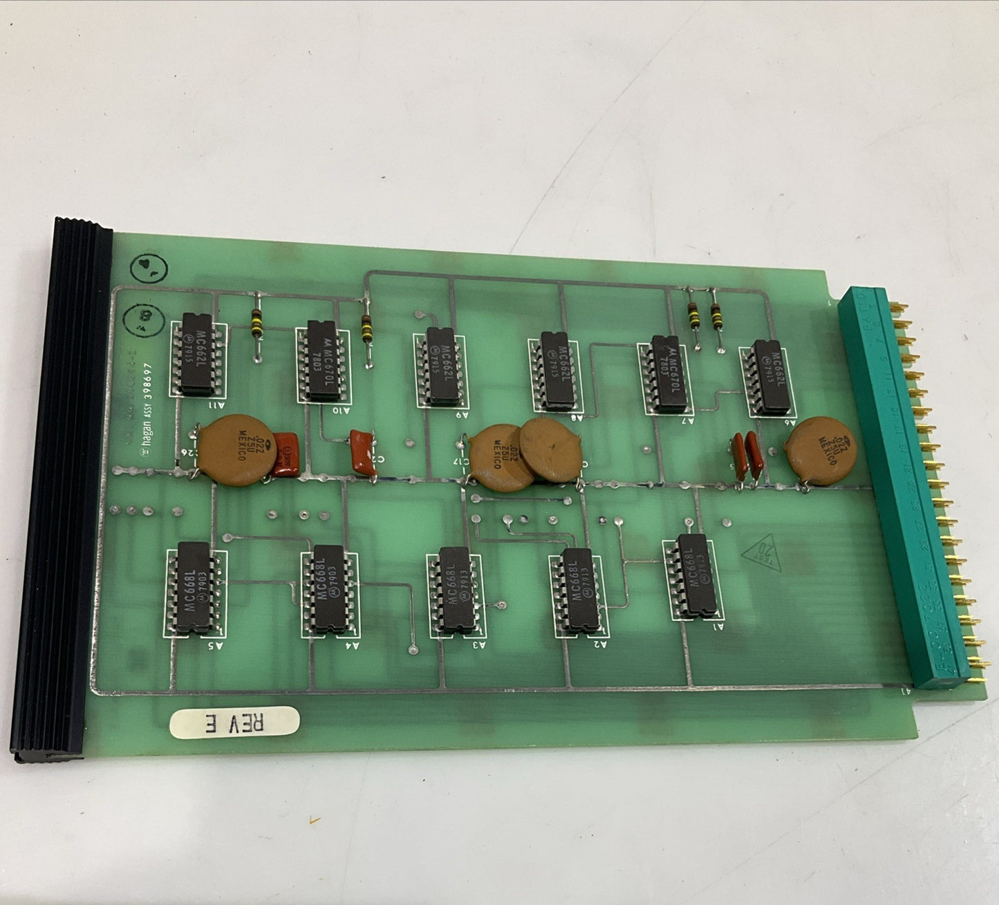 HAGAN 398697 HTL LAT 1 REV CIRCUIT BOARD ASSEMBLY Y2M