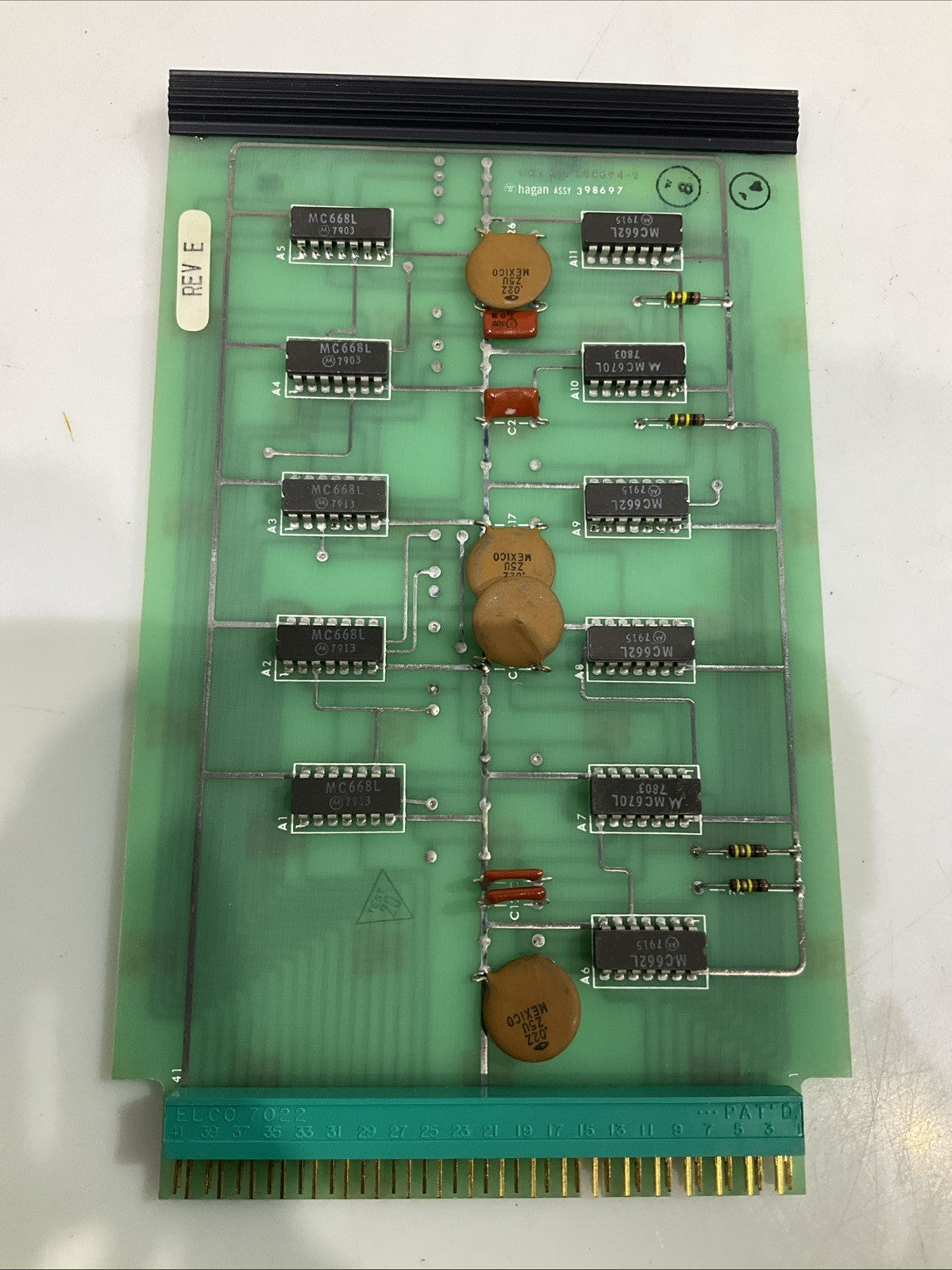HAGAN 398697 HTL LAT 1 REV CIRCUIT BOARD ASSEMBLY Y2M