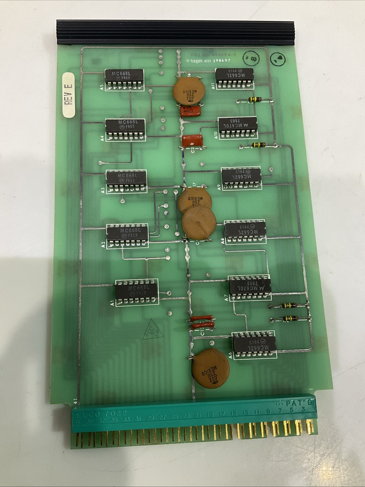 HAGAN 398697 HTL LAT 1 REV CIRCUIT BOARD ASSEMBLY Y2M