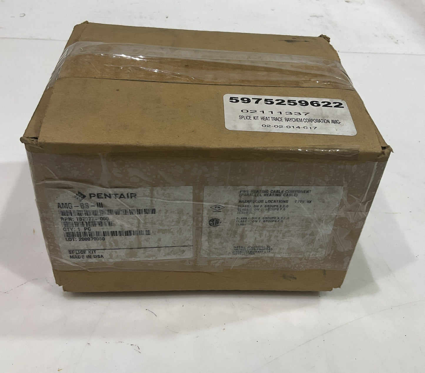 PENTAIR AMG-BS-LLL SPLICE HEAT TRACE RAYCHEM KIT Y2M
