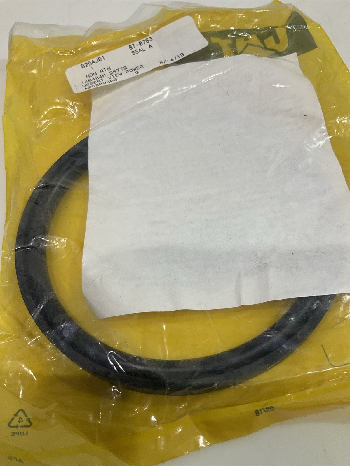 CAT-CATERPILLAR 8T-0763 BORE DIAMETER PIECE SEAL Y2M