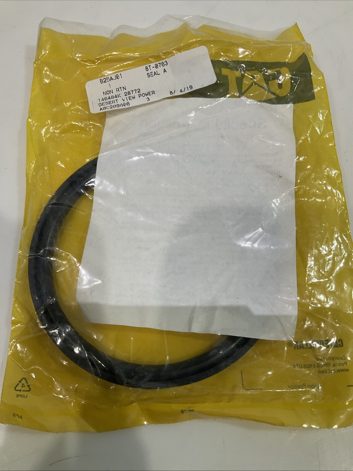 CAT-CATERPILLAR 8T-0763 BORE DIAMETER PIECE SEAL Y2M