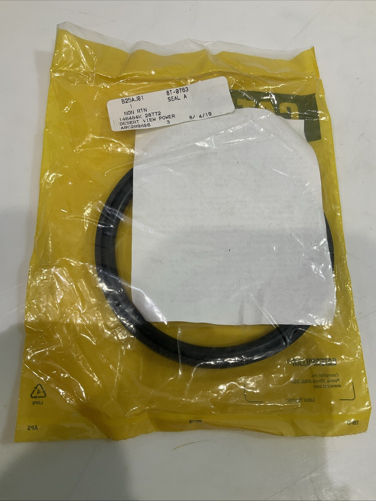 CAT-CATERPILLAR 8T-0763 BORE DIAMETER PIECE SEAL Y2M