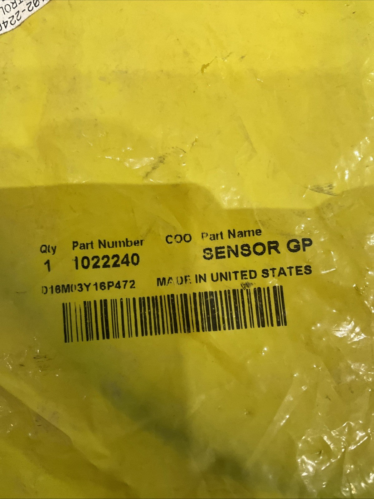 CAT-CATERPILLAR 1022240 TEMPERATURE SENSOR Y2M