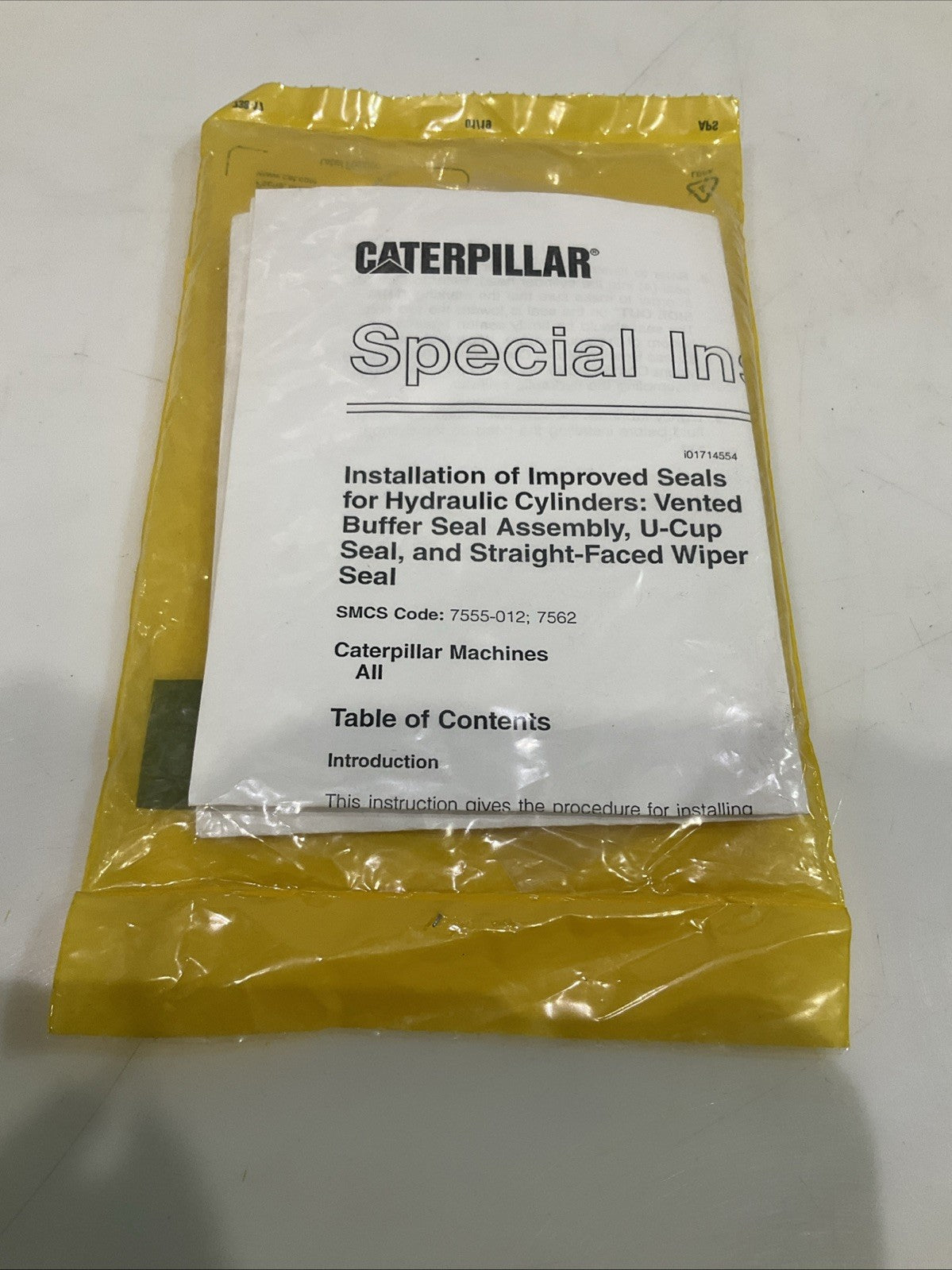 CAT-CATERPILLAR 289-2937 SEAL ASSEMBLY-BUFFER LOT OF 2 Y2M