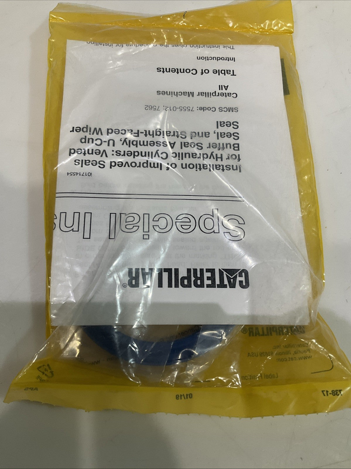 CAT-CATERPILLAR 289-2937 SEAL ASSEMBLY-BUFFER LOT OF 2 Y2M