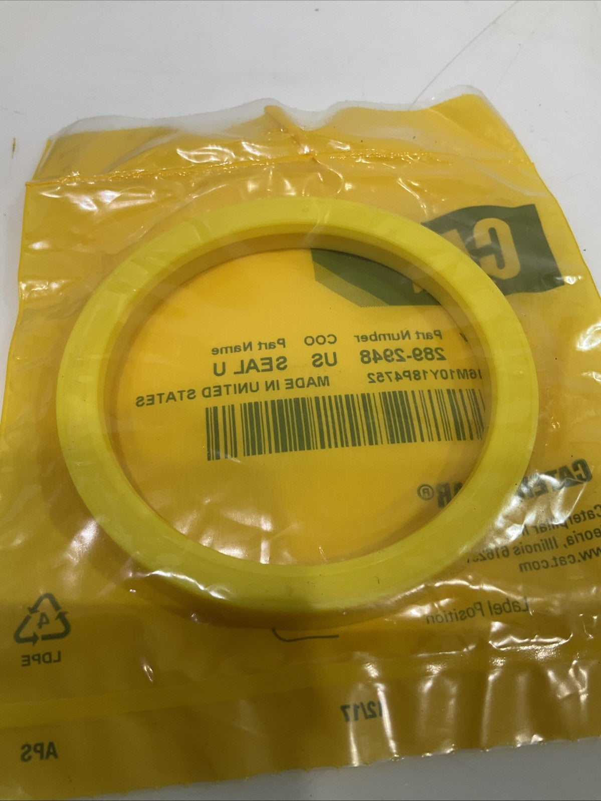 CAT-CATERPILLAR 289-2948 INNER DIAMETER CYLINDER ROD U-CUP SEAL QTY 2 Y2M