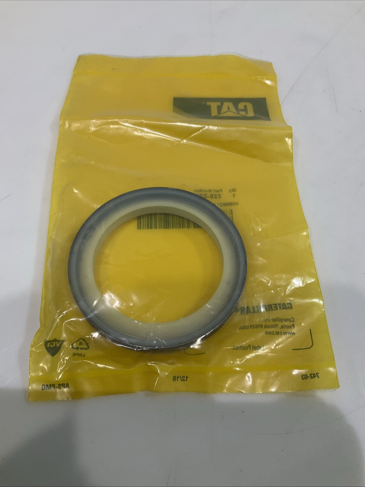 CAT-CATERPILLAR 225-3281 INNER DIAMETER DOUBLE LIP WIPER SEAL LOT OF 2 Y2M