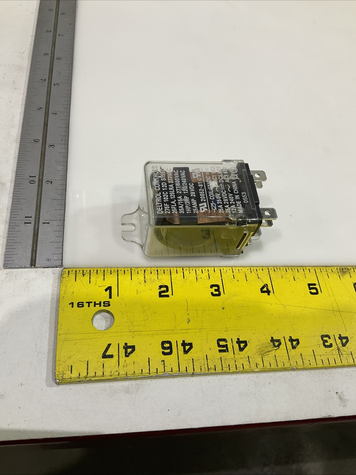 DELTROL-CONTROL 20852-81C HEAVY DUTY POWER RELAY 275F 12VDC 25AMP Y2M