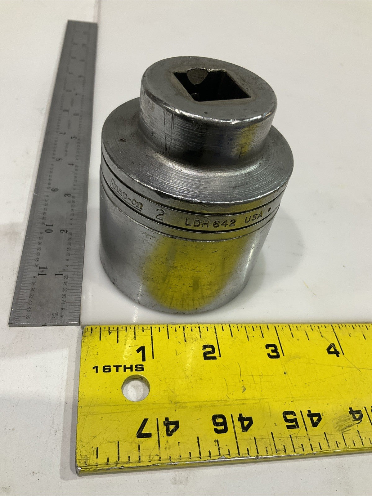 SNAP-ON 2” LDH642 FLANK DRIVE CHROME 12POINT SOCKET Y2M