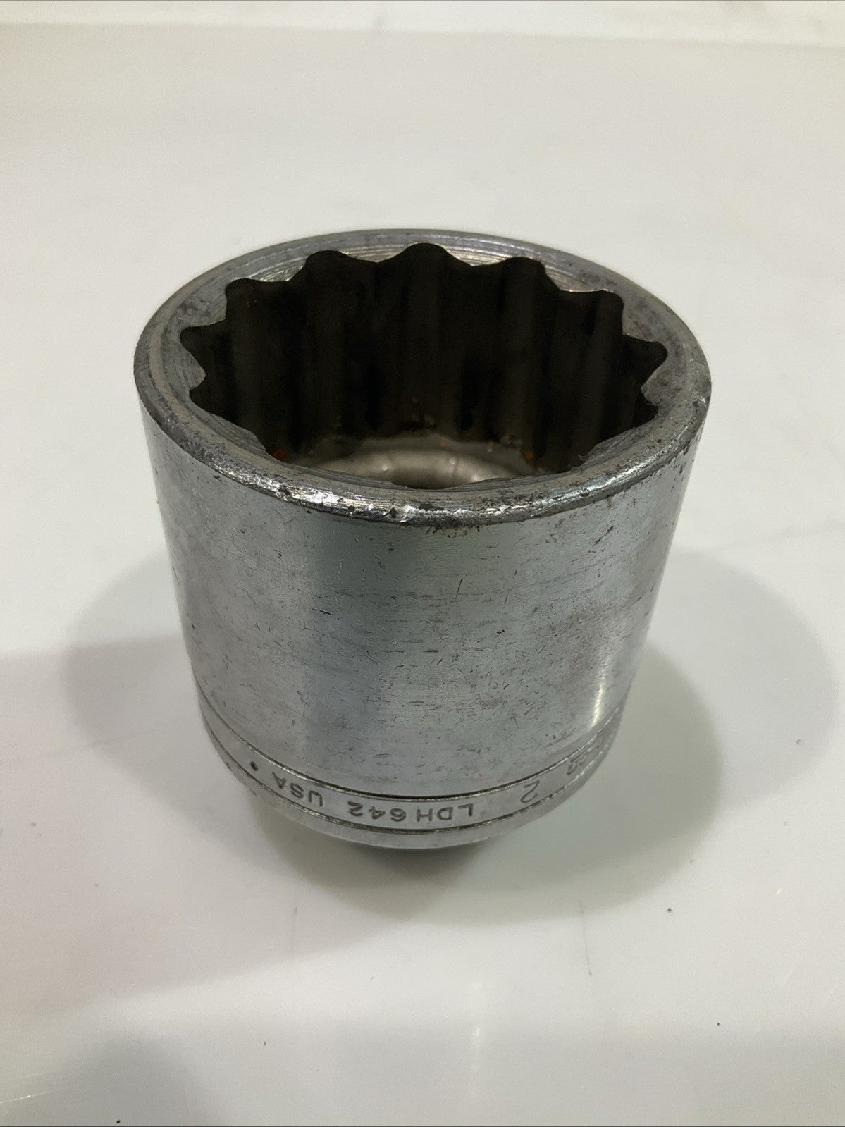 SNAP-ON 2” LDH642 FLANK DRIVE CHROME 12POINT SOCKET Y2M