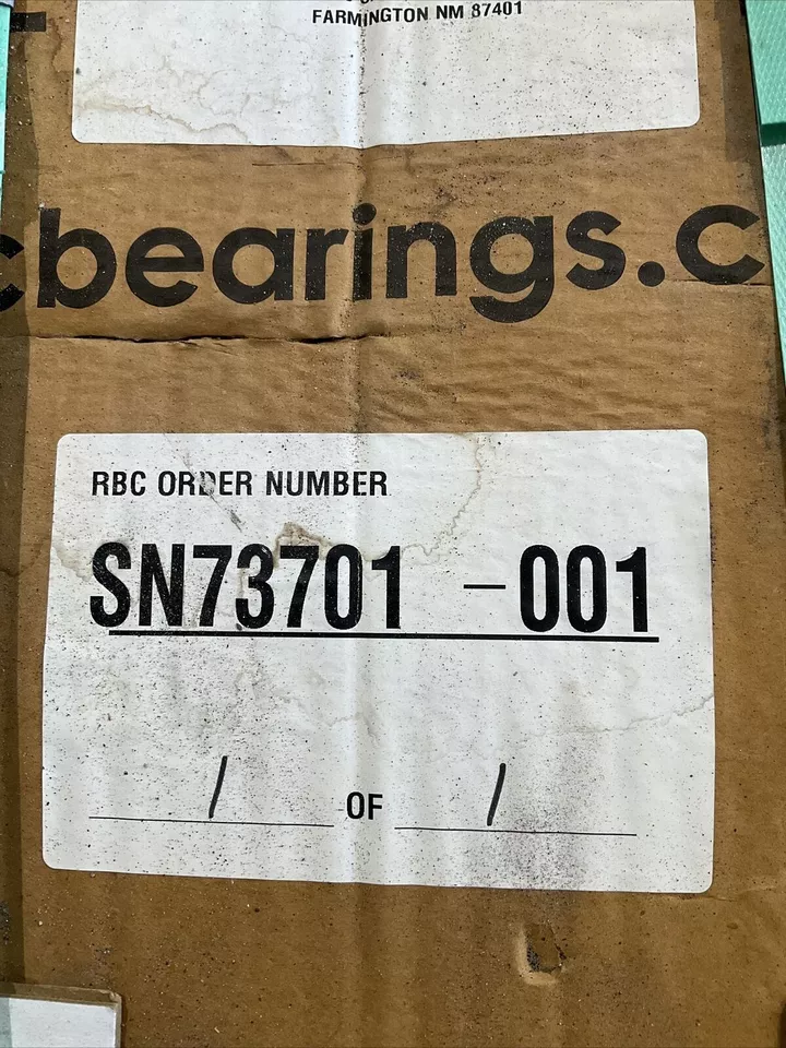 RBC BEARINGS TP757 CYLINDRICAL ROLLER THRUST BEARING 12” ID 18” OD 3.75" H