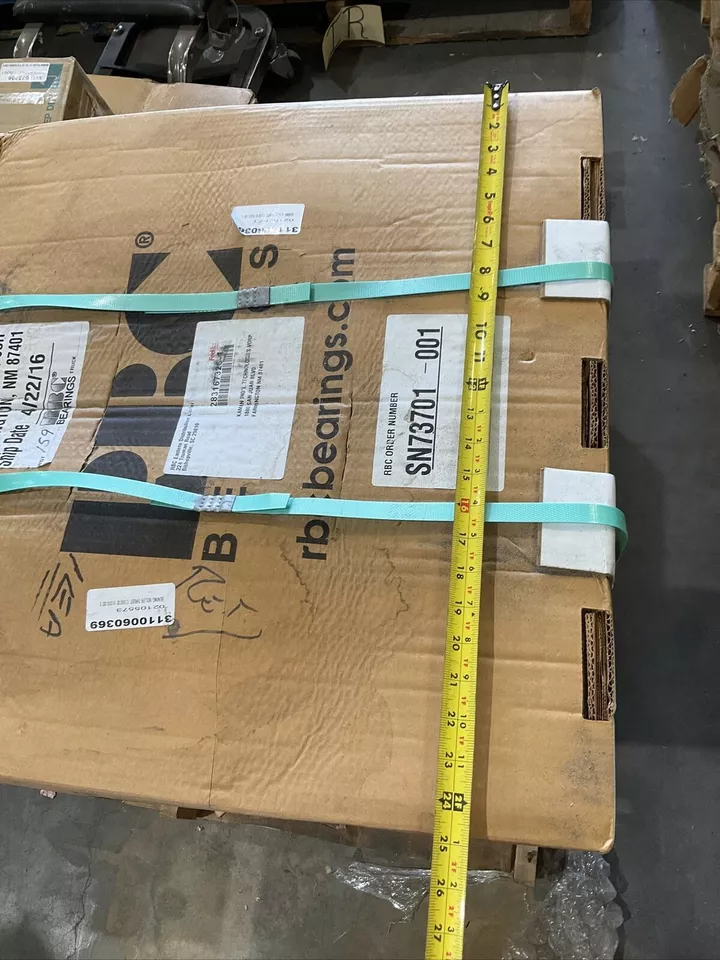 RBC BEARINGS TP757 CYLINDRICAL ROLLER THRUST BEARING 12” ID 18” OD 3.75" H