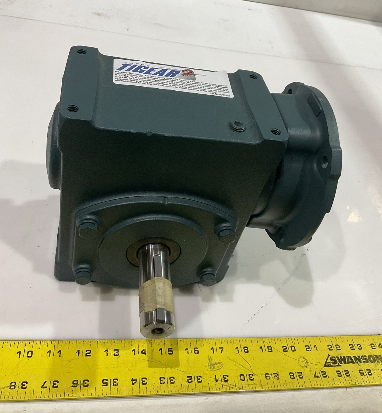 DODGE-BALDOR 26Q40L14 RIGHT ANGLE GEAR SPEED REDUCER QUILL INPUT SERIAL 13198