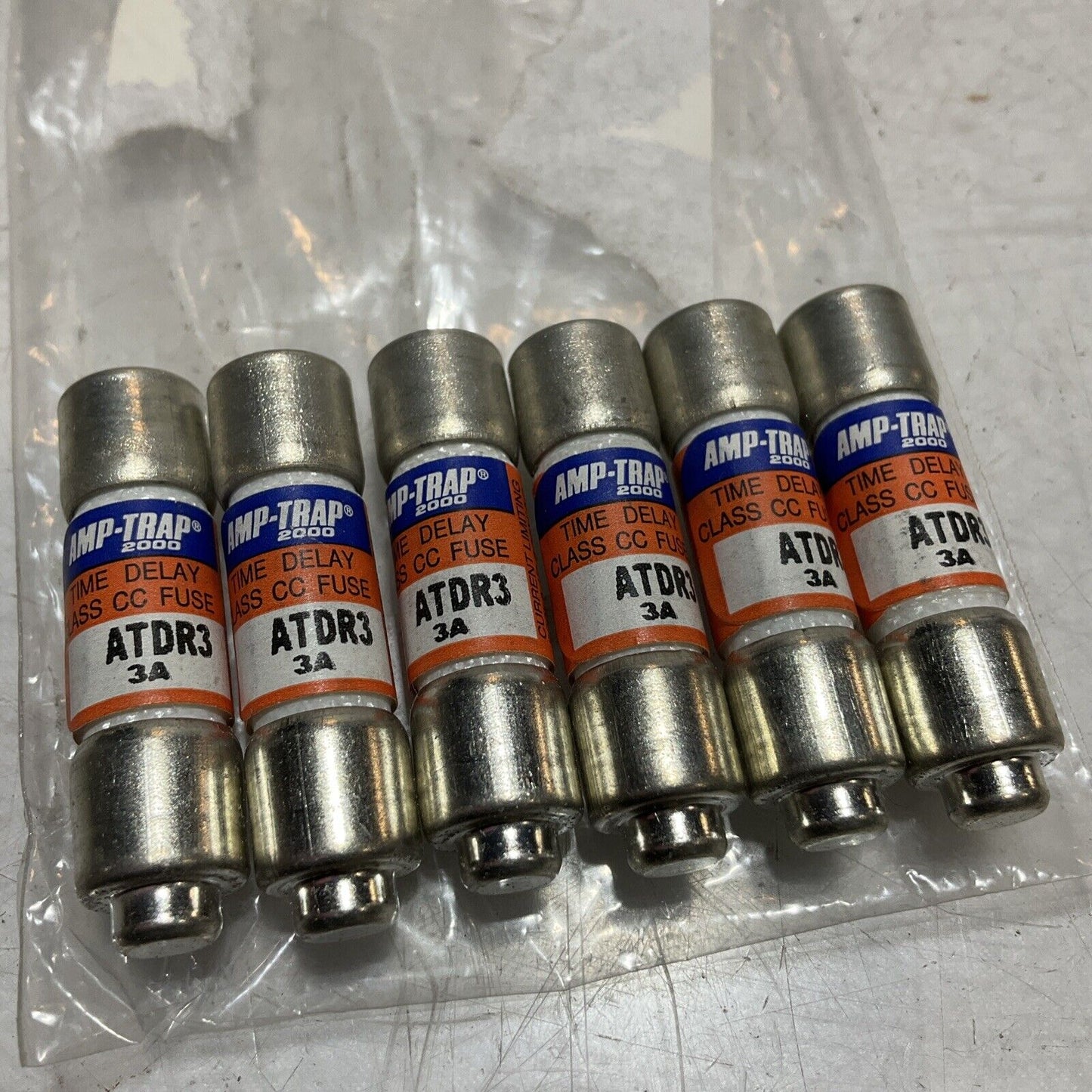 FERRAZ-SHAWMUT ATDR3 AMP-TRAP TIME DELAY LOT OF 6 U3S