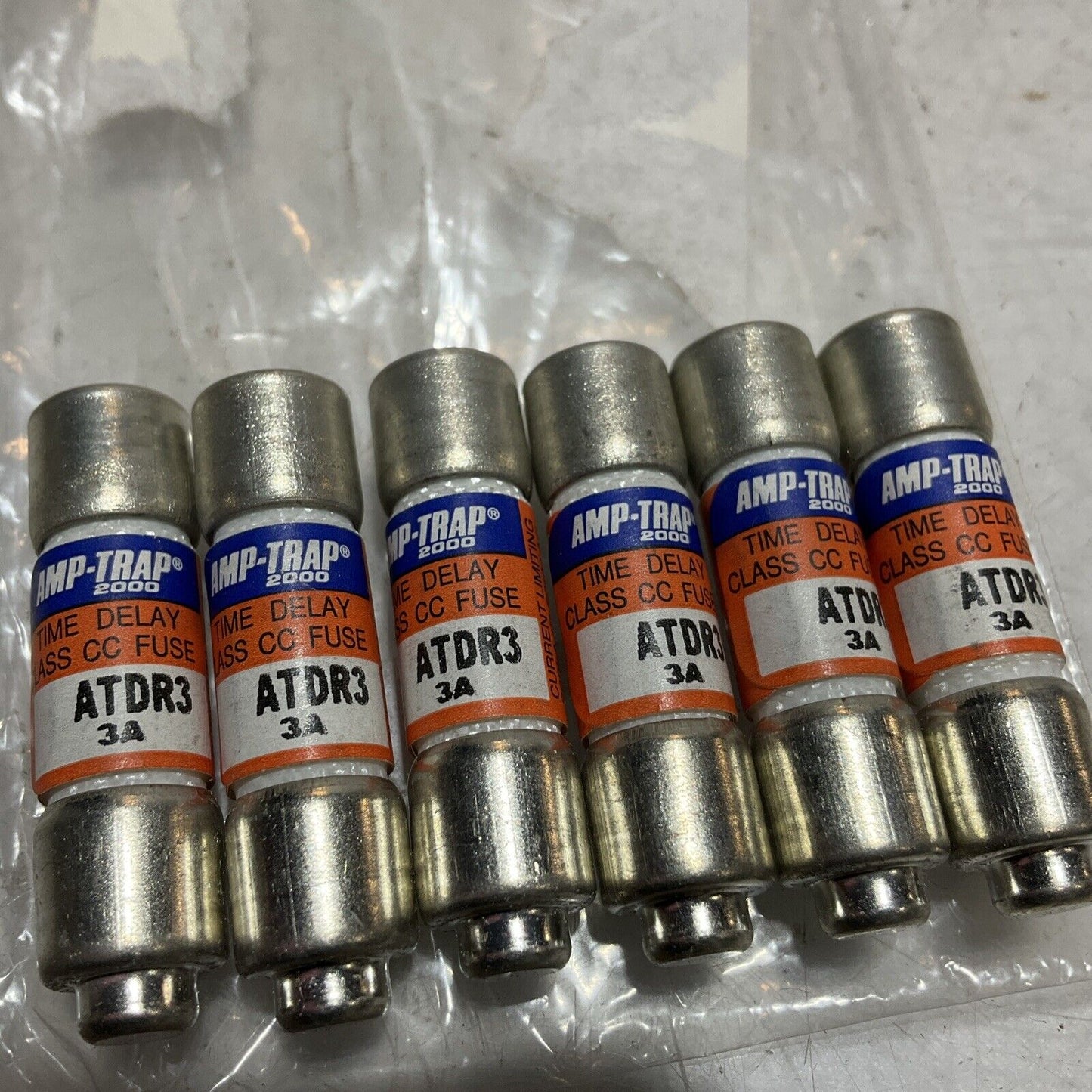 FERRAZ-SHAWMUT ATDR3 AMP-TRAP TIME DELAY LOT OF 6 U3S