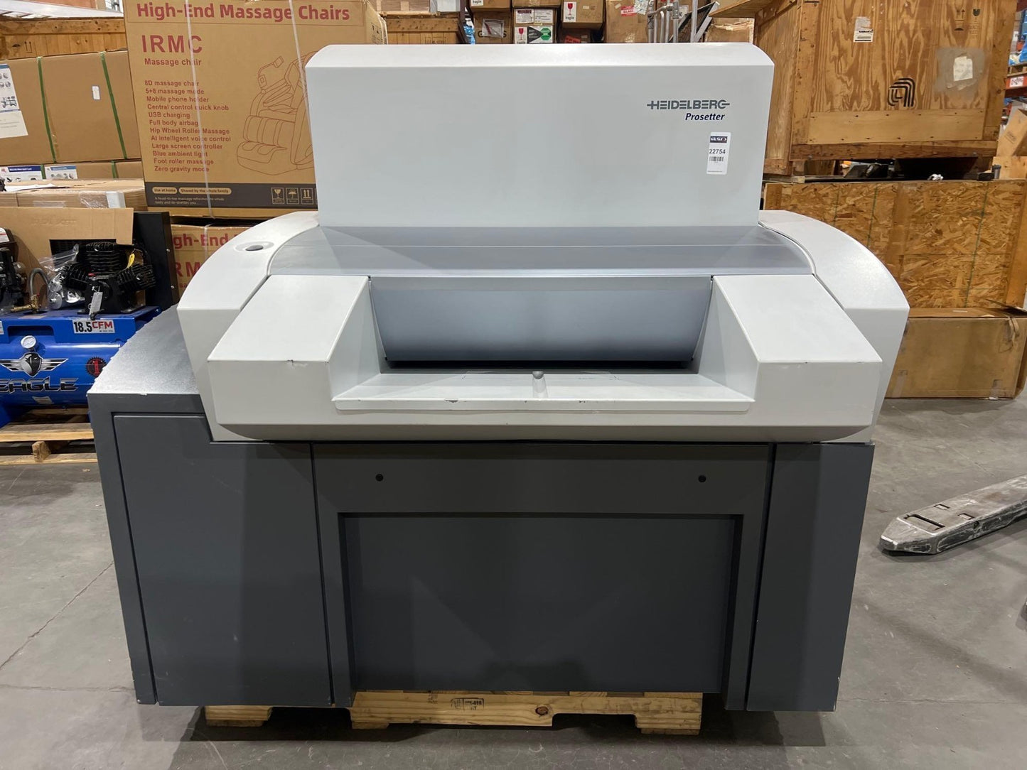 2004 HEIDELBERG PROSETTER MODEL D-69115 TYPE 2165; APPROXIMATELY 200-240V; 50/60