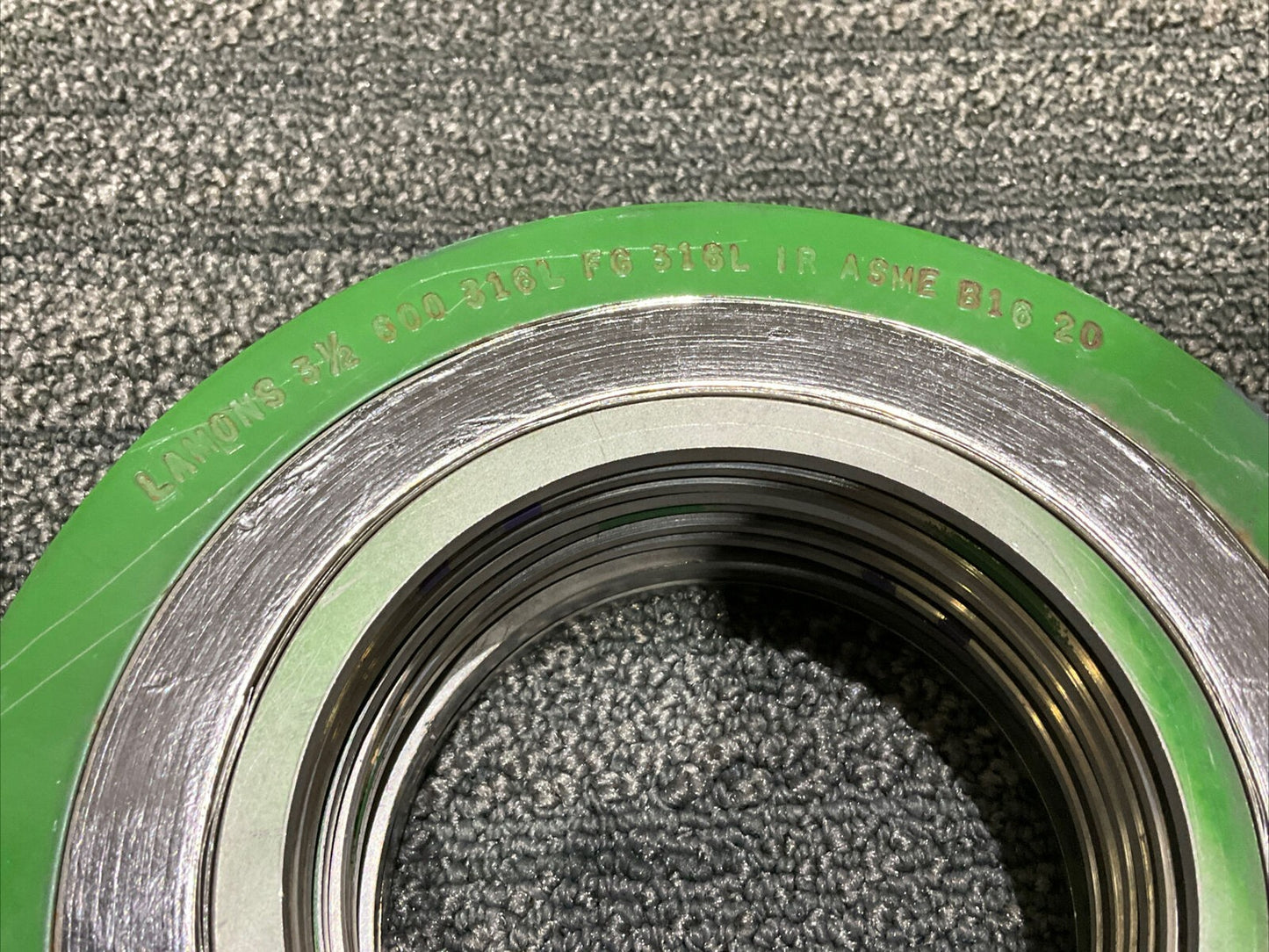LAMONS 3 1/2 600 316L FG 316L 1R ASME B16 20 GASKET3 1/2 IN 678 LOT OF 10