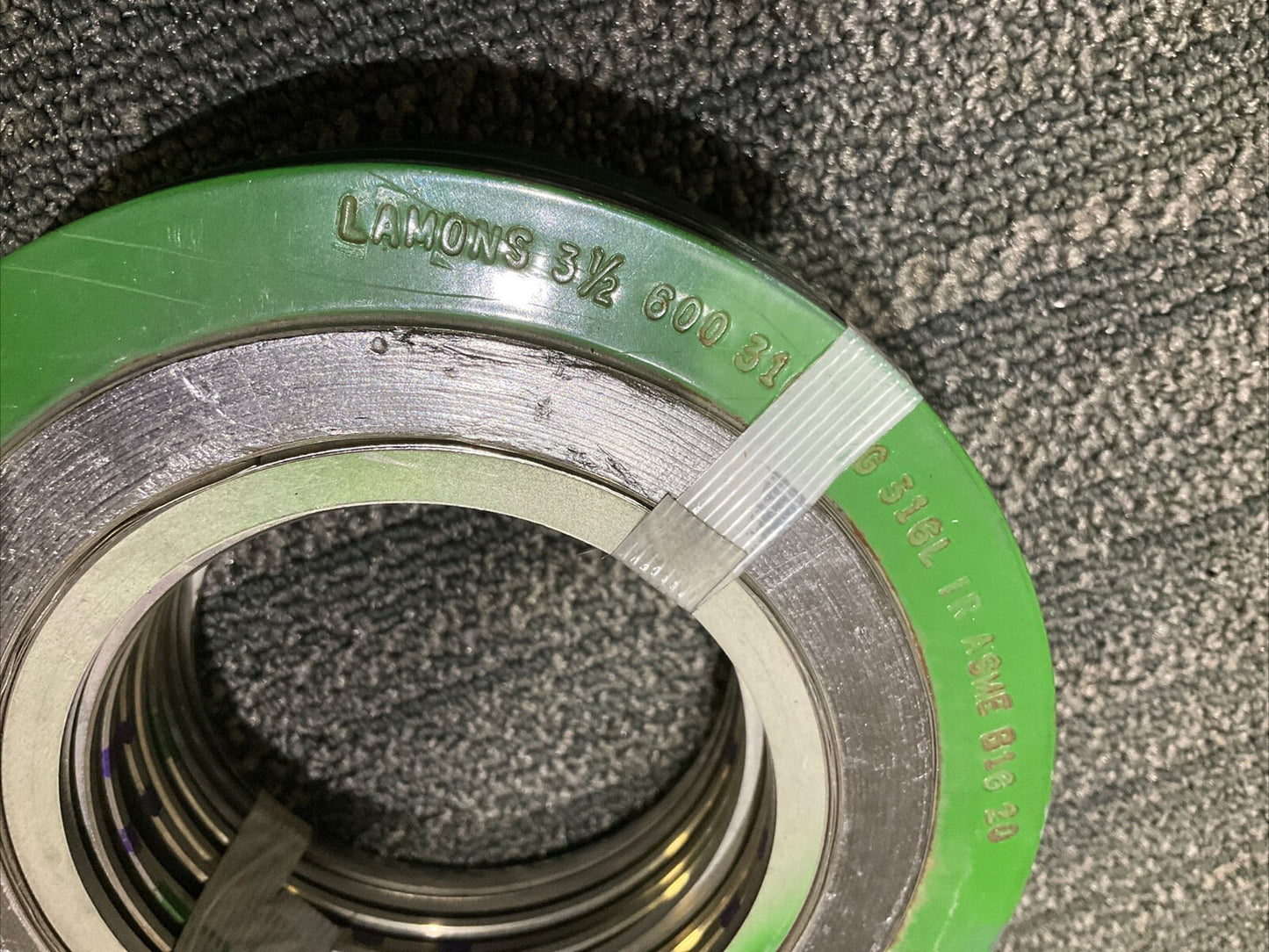 LAMONS 3 1/2 600 316L FG 316L 1R ASME B16 20 GASKET3 1/2 IN 678 LOT OF 10