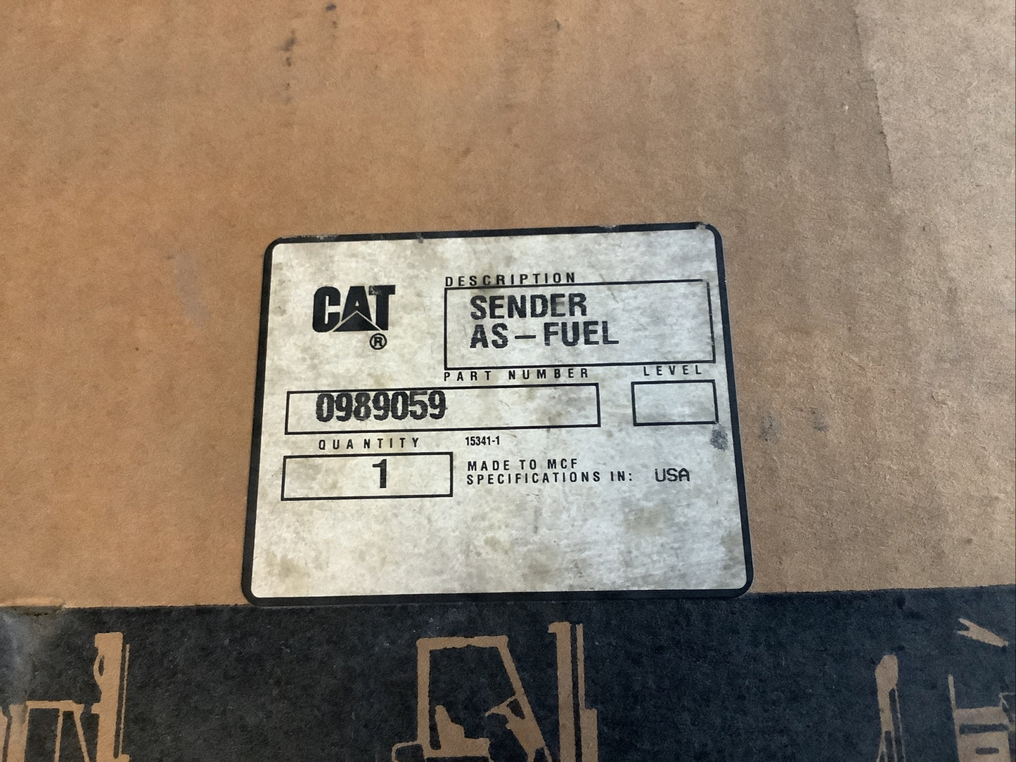 CAT 0989059 SENDER AS-FUEL 476