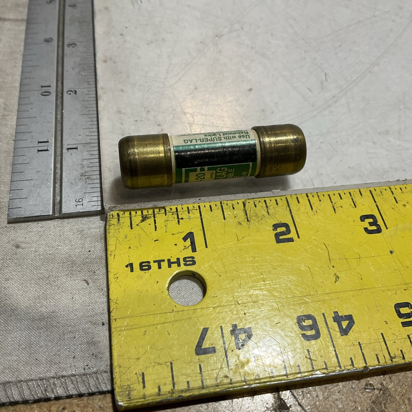 BUSSMANN REN-20 SUPER-LAG RENEWABLE FUSE CLASS H LOT OF 9 U3S