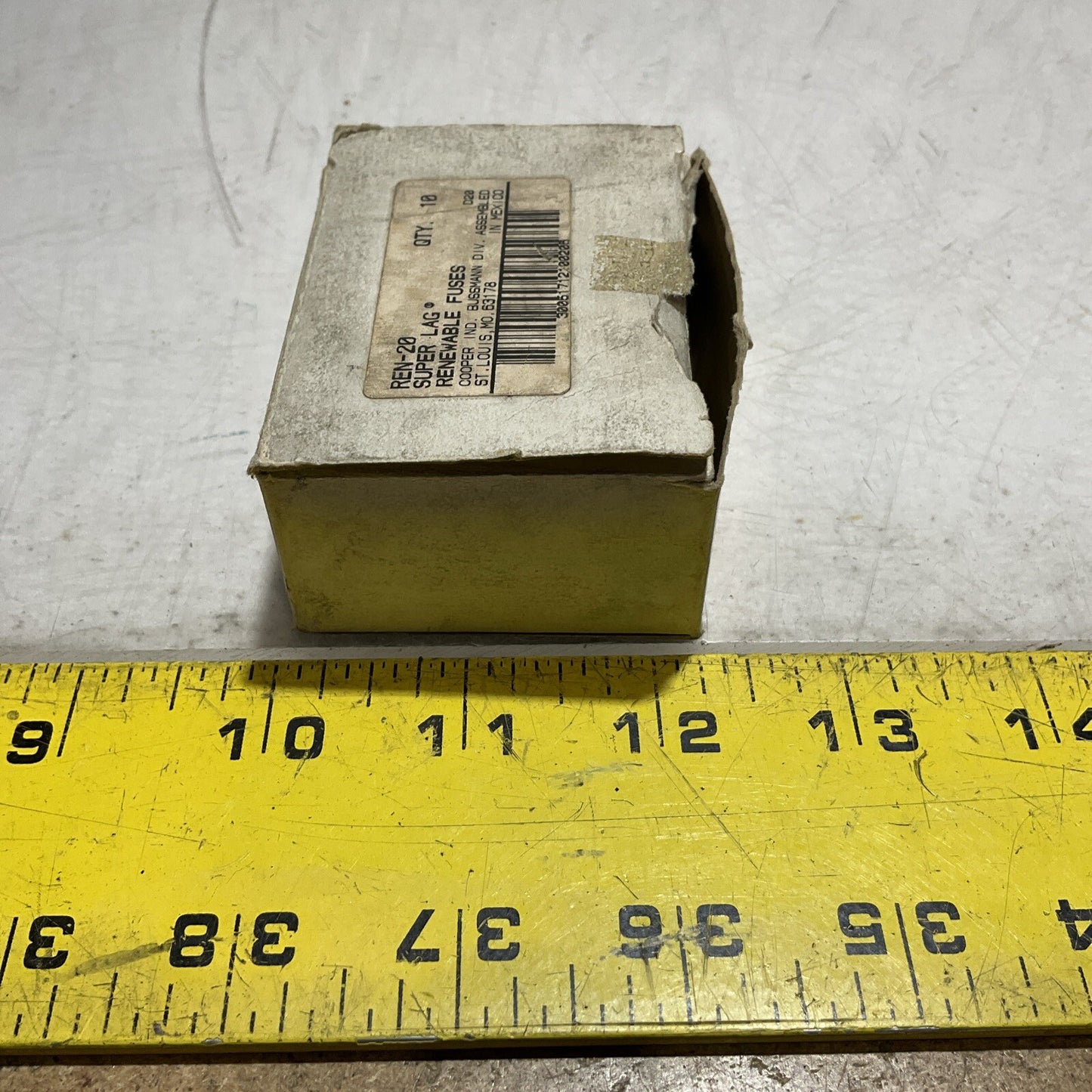 BUSSMANN REN-20 SUPER-LAG RENEWABLE FUSE CLASS H LOT OF 9 U3S