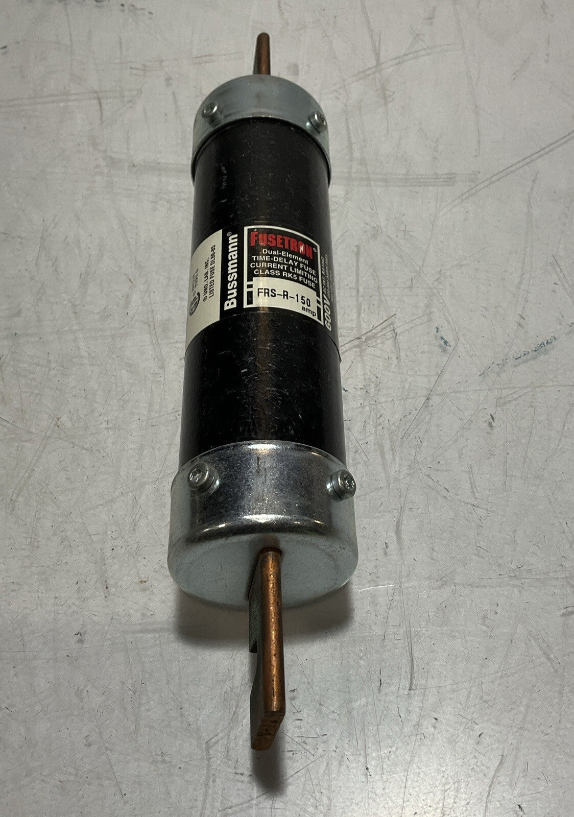 BUSSMANN FRS-R150 DUAL-ELEMENT TIME DELAY FUSETRON FUSE U3S