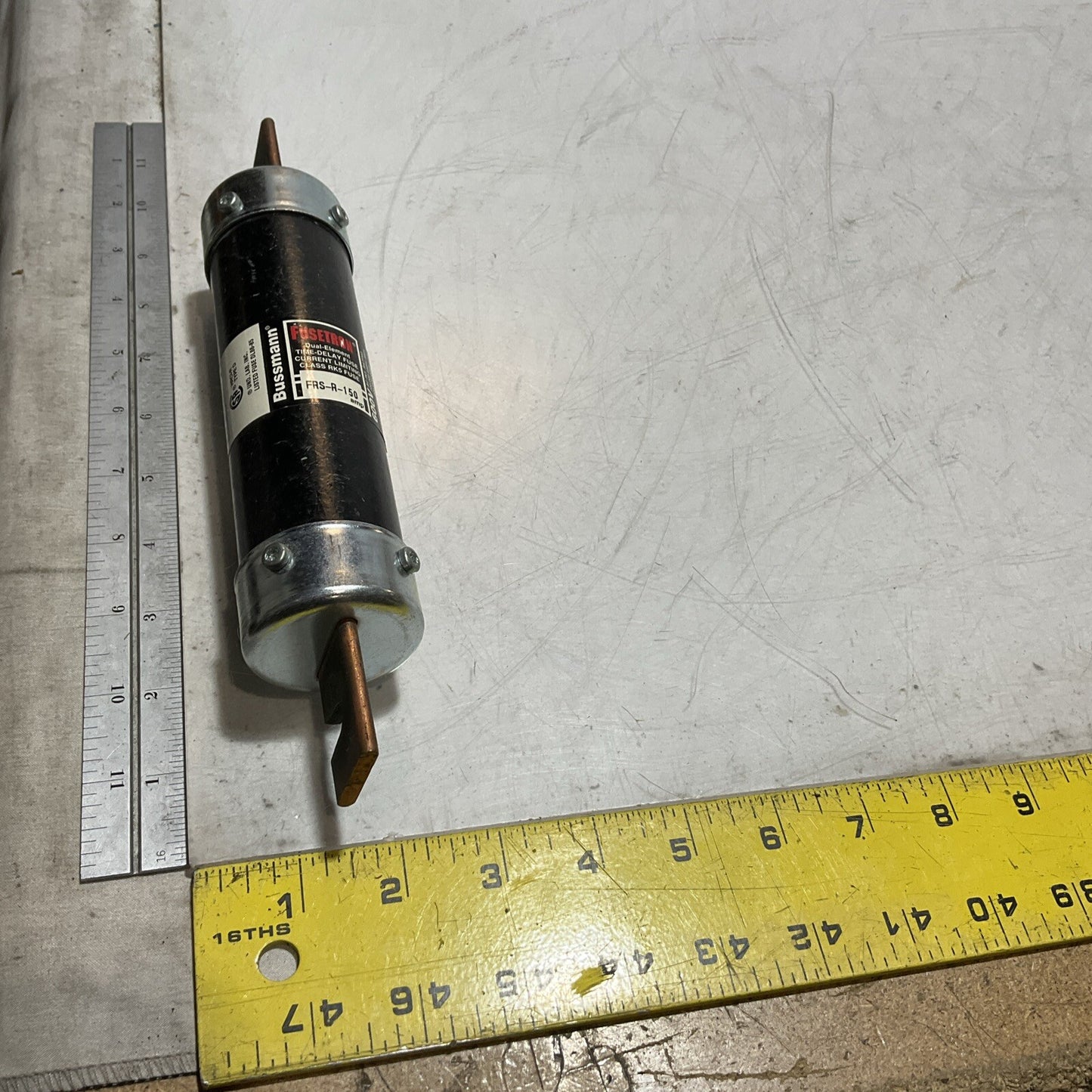 BUSSMANN FRS-R150 DUAL-ELEMENT TIME DELAY FUSETRON FUSE U3S