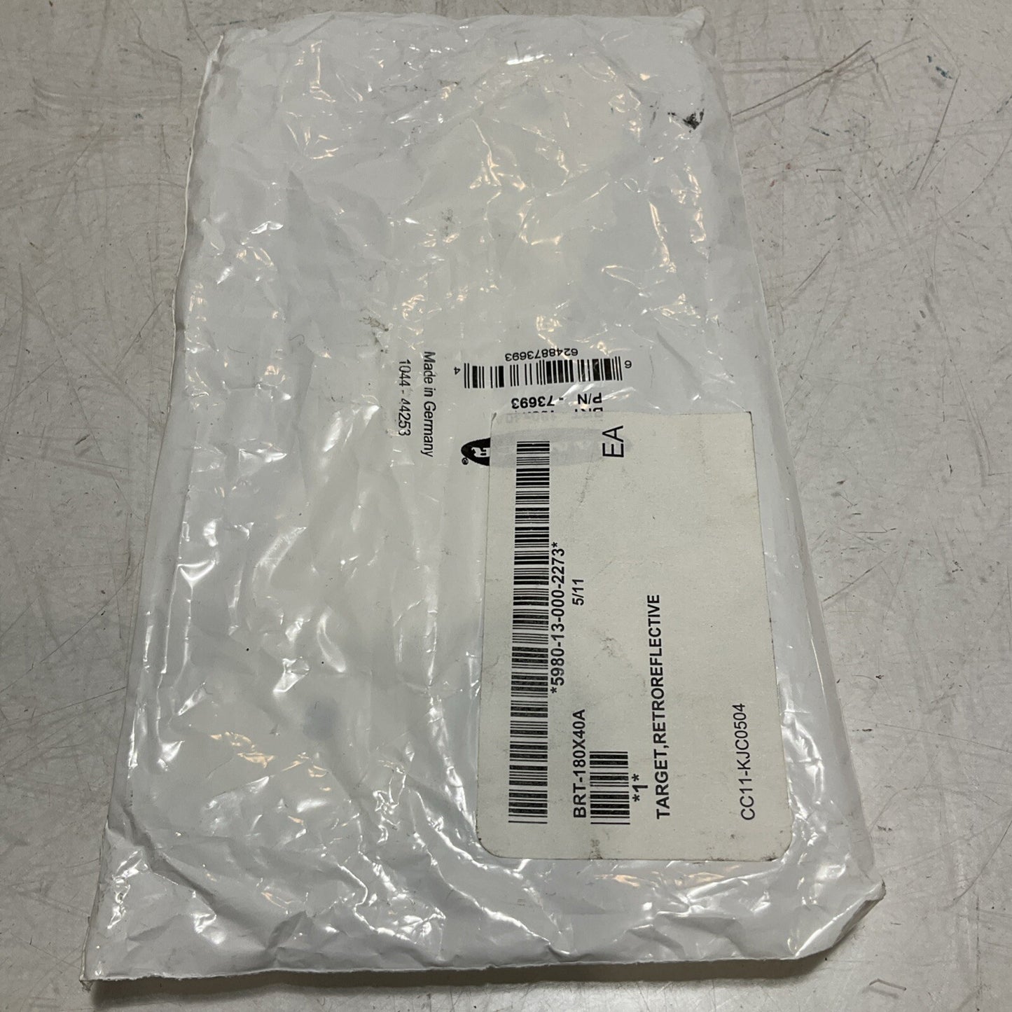 BANNER BRT-180X40A TARGET RETROREFLECTOR 180MMX40MM U3S