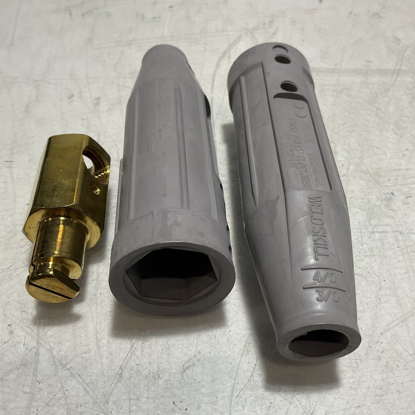 TWECO WELDSKILL 2-WPC-R POSITIVE-CAM CABLE CONNECTOR MALE HALF 373-U3S