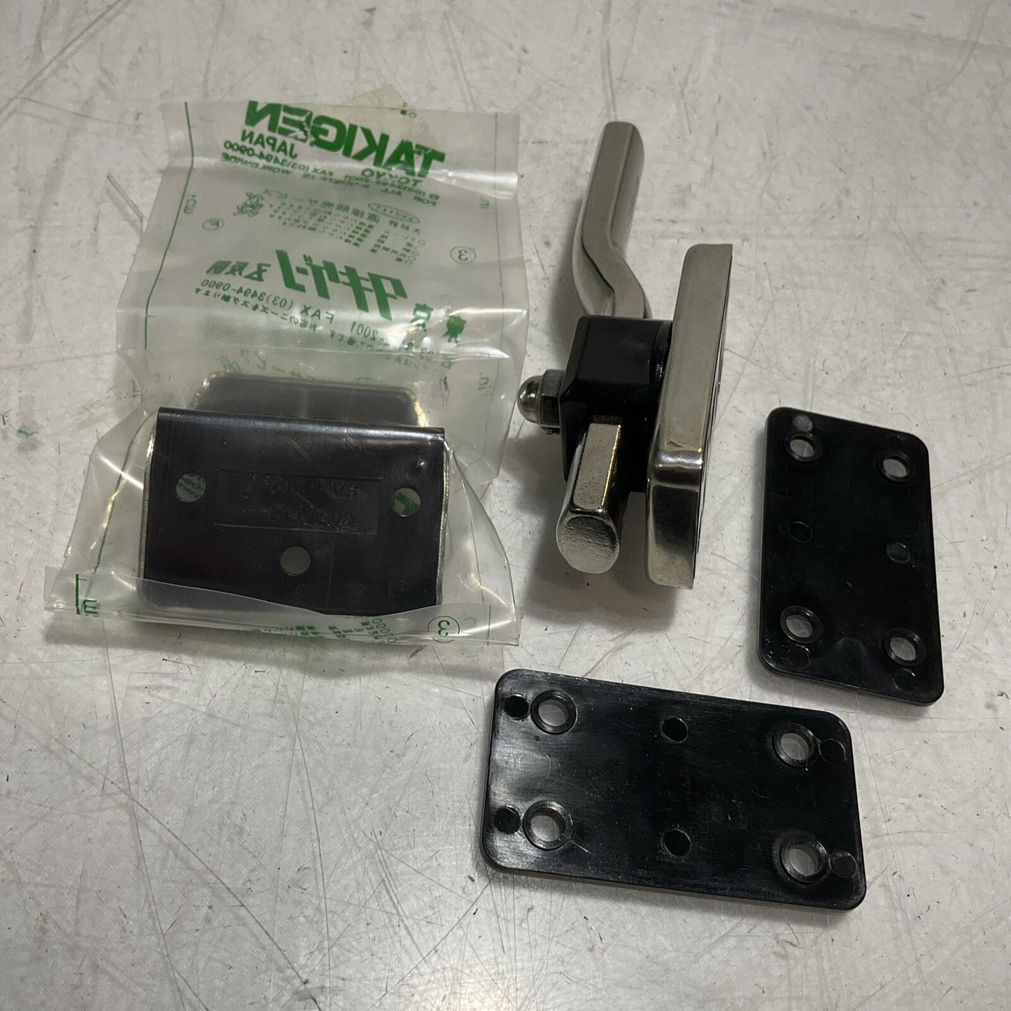 TAKIGEN FA-1112-5 STAINLESS STEEL HANDLE HHH AIRTIGHTNESS LOT OF 2 U3S