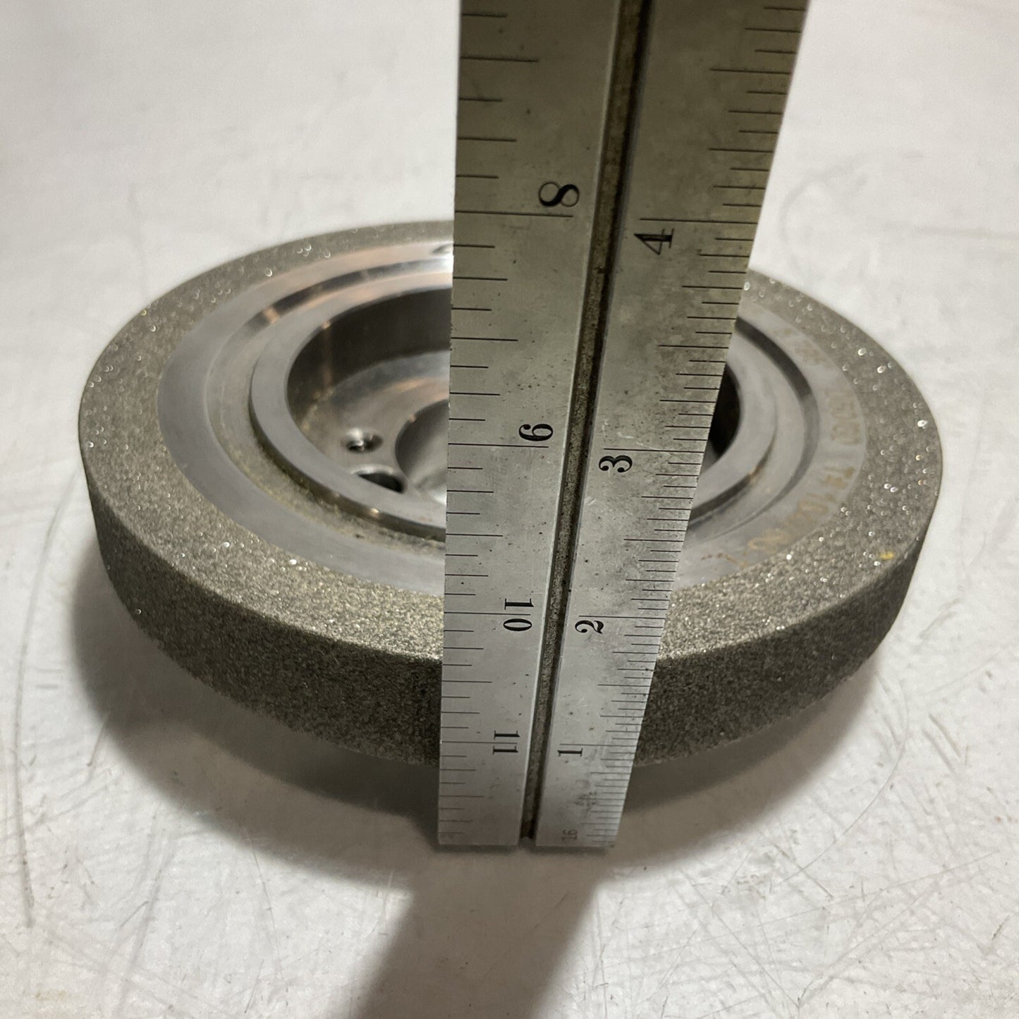 NORTON GRINDING WHEEL PT2775 5.795" DIA. 1.653" HOLE X 1.379 50/60 GRIT 678-U3S