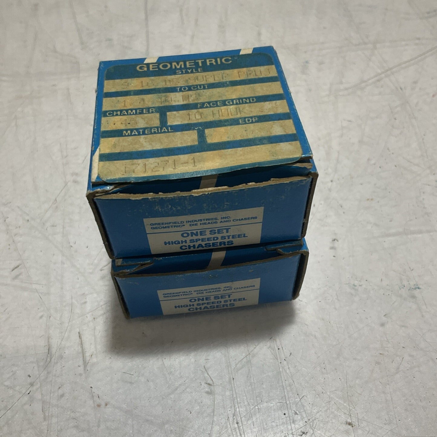 TRW GREENFIELD THREAD CHASER 9/16 D SUPER 1/4-40NS 45 CHAM 10FG 333 LOT OF 2 U3S