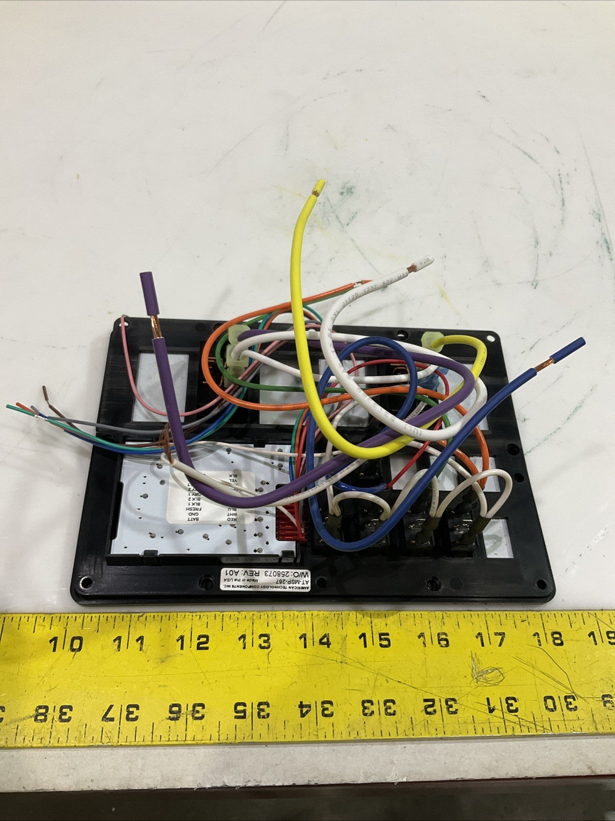 AMERICAN TECHNOLOGY COMPONENTS RV AT-MSP-267 MULTI-SWITCH CONTROL PANNEL Y2M