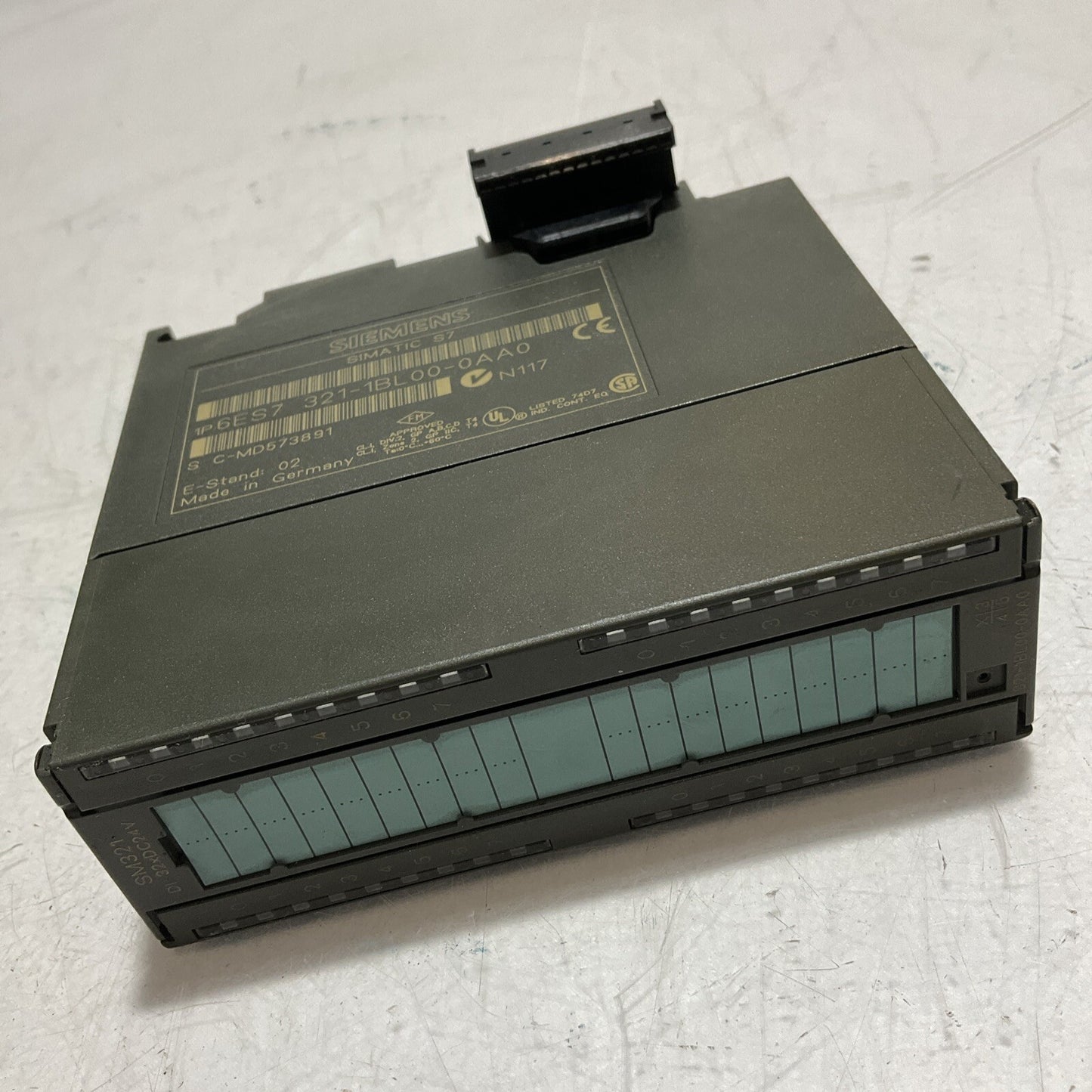 SIEMENS 6ES7 321-1BL00-0AA0 DIGITAL INPUT MODULE LOT 2 U3S