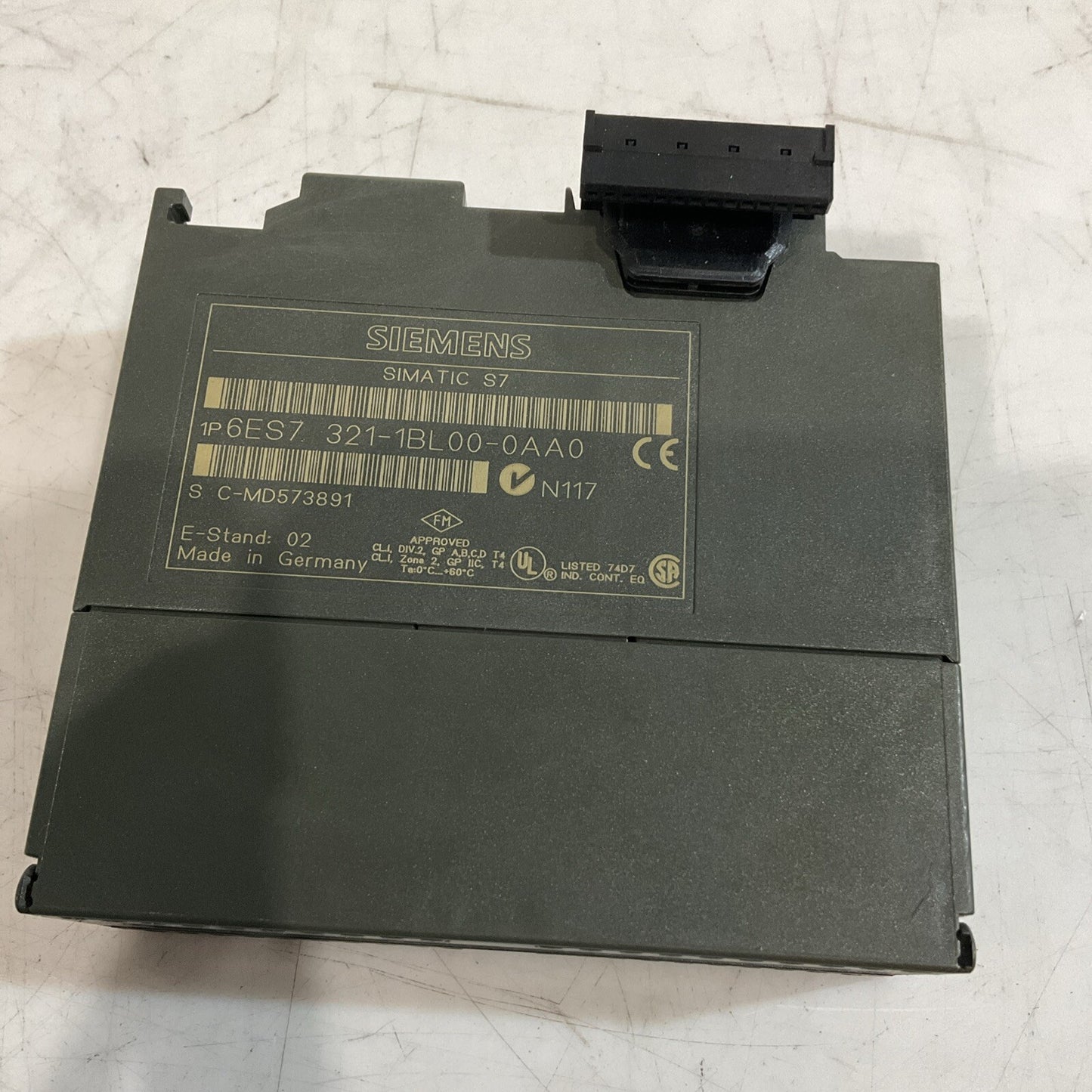 SIEMENS 6ES7 321-1BL00-0AA0 DIGITAL INPUT MODULE LOT 2 U3S