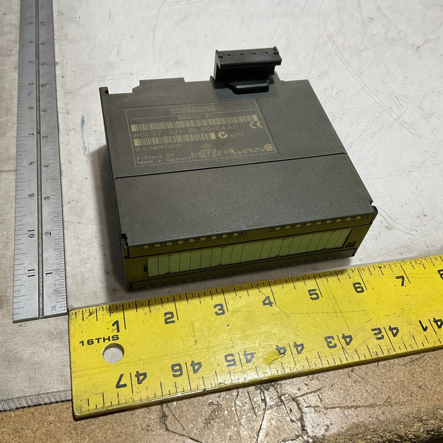 SIEMENS 6ES7 321-1BL00-0AA0 DIGITAL INPUT MODULE LOT 2 U3S