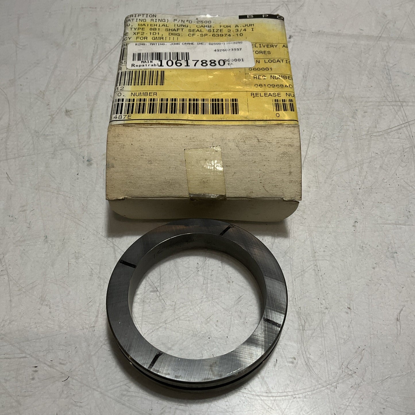JOHN CRANE INC D-2500-196-9205 MATING RING TYPE 8B1 SIZE 2-3 678-U3S